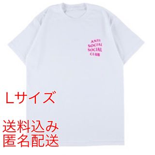 メディコムトイ(MEDICOM TOY)のBE@RTEE ANTI SOCIAL SOCIAL CLUB WHITE L(Tシャツ/カットソー(半袖/袖なし))