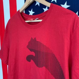 プーマ(PUMA)のUSA古着 プーマ BIG Tシャツ XL(Tシャツ/カットソー(半袖/袖なし))