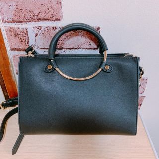 アズールバイマウジー(AZUL by moussy)のAZUL by moussy ショルダーバッグ 黒(ショルダーバッグ)