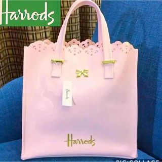 ハロッズ(Harrods)のHaHarrods ハロッズ ヴィンテージレース ❤️トートバッグ【新品タグ付】(トートバッグ)