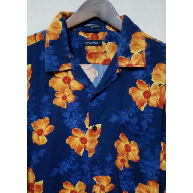 TOMMY HILFIGER(トミーヒルフィガー)の90年代 ～00年代 NAUTICA ハワイ アロハシャツ オープンカラー XL メンズのトップス(シャツ)の商品写真