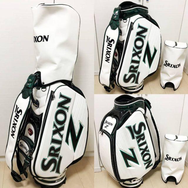 Srixon - スリクソン 3点式ツアーモデル高級キャディバッグ ホワイト・グリーンの通販 by ピーナッツ's shop｜スリクソンならラクマ