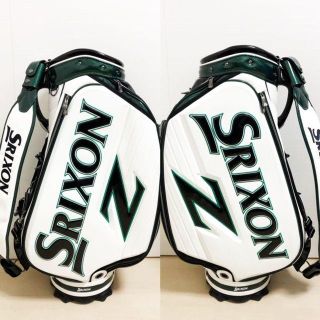 スリクソン(Srixon)の■スリクソン ３点式ツアーモデル高級キャディバッグ ◆ホワイト・グリーン(バッグ)