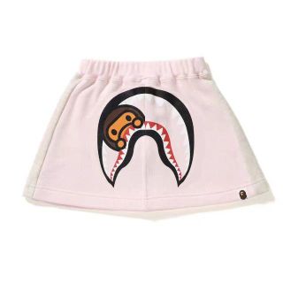 アベイシングエイプ(A BATHING APE)の１１０◆ BAPE KIDS　BABY MILO SHARK ミニスカート(スカート)