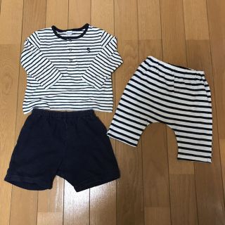 シップス(SHIPS)の【まこたん様専用】シップス SHIPS ３点セット 70 プチバトー　パンツ(パンツ)