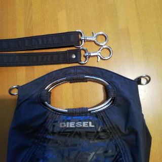 ディーゼル(DIESEL)のDIESELハンド、ショルダー2Wayバッグ　黒(ショルダーバッグ)