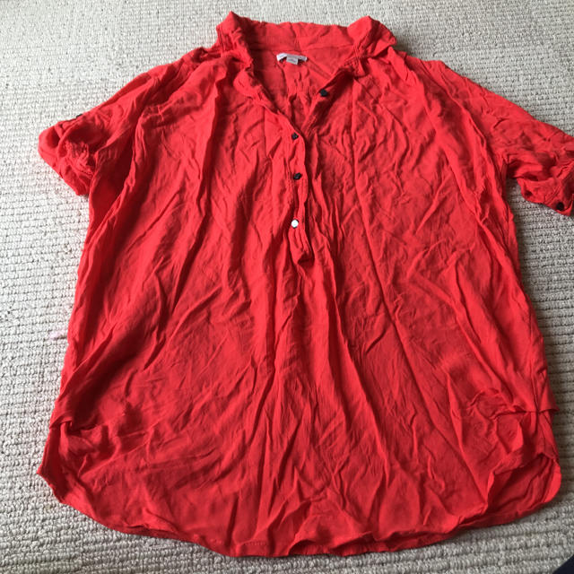 GAP(ギャップ)のGAPレーヨン ビタミンカラーシャツ レディースのトップス(シャツ/ブラウス(半袖/袖なし))の商品写真