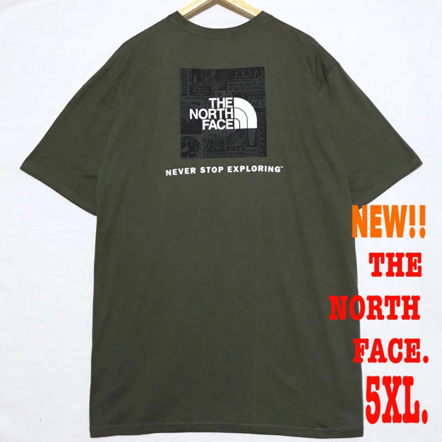 THE NORTH FACE(ザノースフェイス)のレアBOX ♪ 5XL相当 新品 ノースフェイス  BOXロゴ Tシャツ メンズのトップス(Tシャツ/カットソー(半袖/袖なし))の商品写真