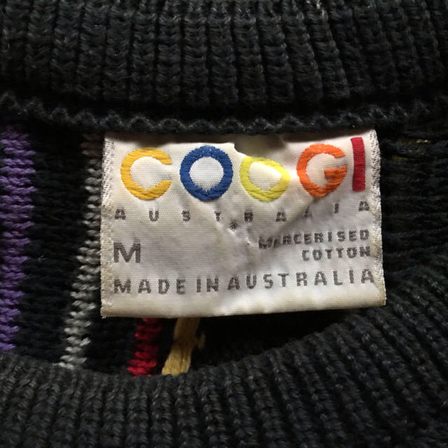 COOGI(クージー)の90年代 COOGI 3D ニット PUREWOOL AUSTRALIA メンズのトップス(ニット/セーター)の商品写真