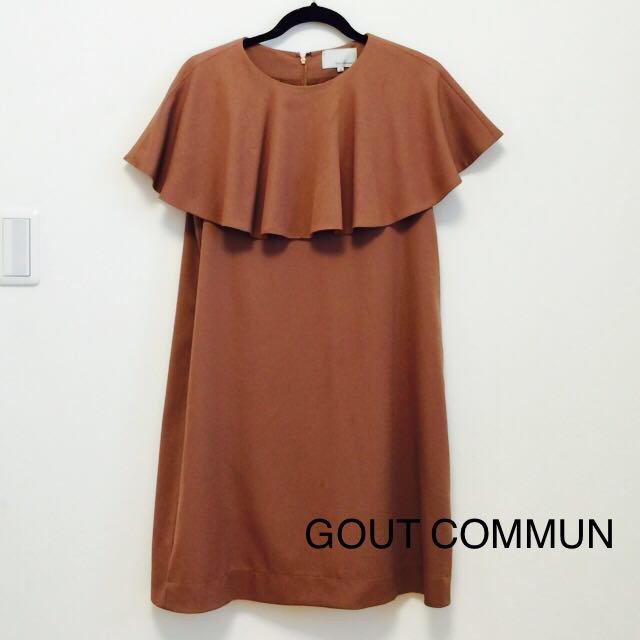 GOUT COMMUN(グーコミューン)のグーコミューン*お呼ばれドレスワンピース レディースのフォーマル/ドレス(ミディアムドレス)の商品写真