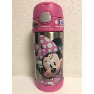 サーモス(THERMOS)のミニーちゃん♡サーモスストローマグ♡ステンレス 水筒(水筒)