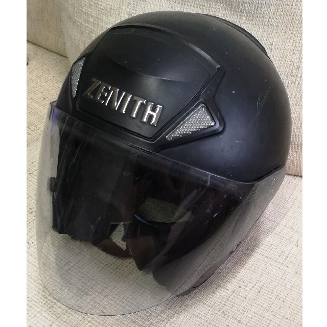 ZENITH(ゼニス)のバイク　ヘルメット　ZENITH　EXXS　Mサイズ　ジェットヘルメット　ヤマハ 自動車/バイクのバイク(ヘルメット/シールド)の商品写真