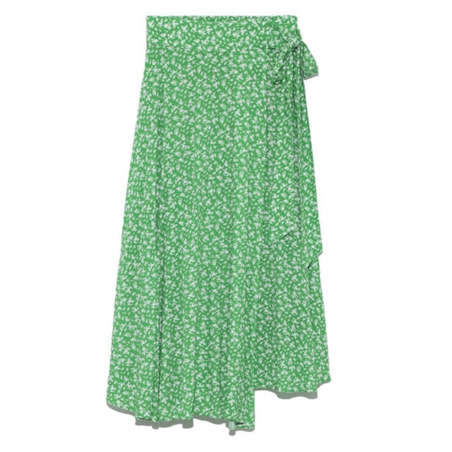 Mila Owen(ミラオーウェン)のミラオーウェン  花柄巻きスカート レディースのスカート(ひざ丈スカート)の商品写真