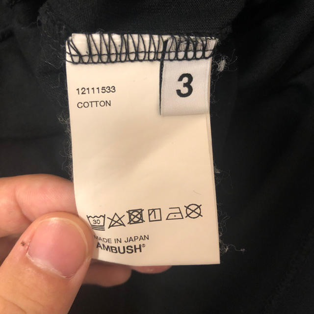 AMBUSH(アンブッシュ)のambush ロゴTシャツ サイズ3 メンズのトップス(Tシャツ/カットソー(半袖/袖なし))の商品写真