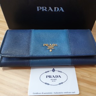 プラダ(PRADA)の3人のmama様専用！PRADA　バイカラー　長財布(財布)