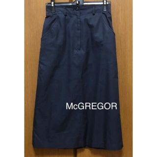 マックレガー(McGREGOR)のマックレガー スカート スリット ネイビー(ひざ丈スカート)