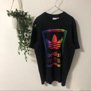 アディダス(adidas)の【新品】adidas ブラック Tシャツ(Tシャツ/カットソー(半袖/袖なし))