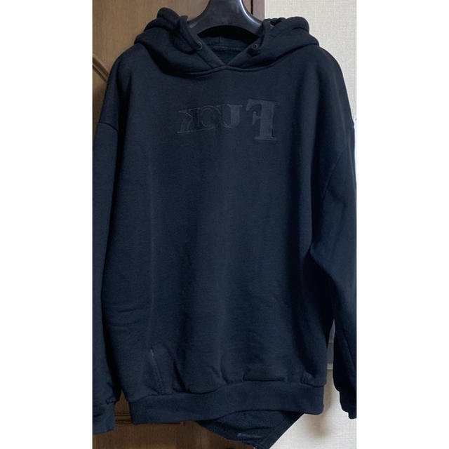 【VETEMENTS】Inside Out FUCK Hoodie 【XS】