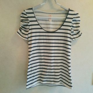 ザラ(ZARA)の☆れん様専用☆【未着用】ZARA ザラ ボーダーカットソー(カットソー(半袖/袖なし))