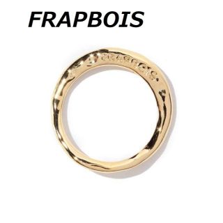 フラボア(FRAPBOIS)の【P-461】FRAPBOIS リング 11号相当 指輪 ゴールドカラー(リング(指輪))