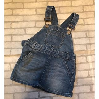 ベビーギャップ(babyGAP)のbaby gap デニムサロペットワンピース(ワンピース)