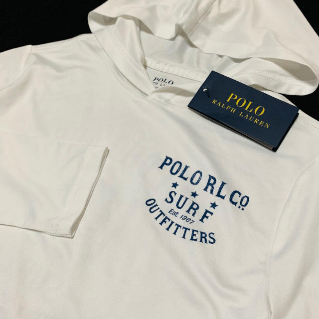 POLO RALPH LAUREN(ポロラルフローレン)のPOLO RALPH LAUREN ラッシュガードパーカー /150 キッズ/ベビー/マタニティのキッズ服男の子用(90cm~)(水着)の商品写真