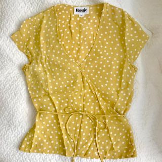 エディットフォールル(EDIT.FOR LULU)のrouje🍋LISA Wrap top(シャツ/ブラウス(半袖/袖なし))