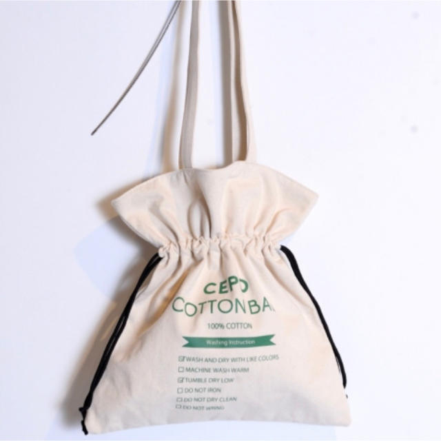 CEPO(セポ)の美品 cepo キンチャク キャンバストート 巾着 バッグ  セポ レディースのバッグ(トートバッグ)の商品写真