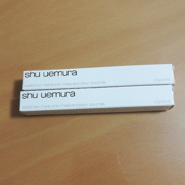 shu uemura(シュウウエムラ)の【新品】シュウウエムラ　アイブロー　トニーゴールド　眉毛用マスカラ　２本 コスメ/美容のベースメイク/化粧品(眉マスカラ)の商品写真