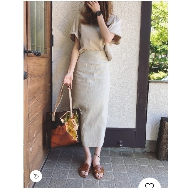 Mila Owen - パッチポケットリネンタイトスカートの通販 by fuguko ...