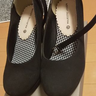 マジェスティックレゴン(MAJESTIC LEGON)のマジェスティックレゴン 黒パンプス S(ハイヒール/パンプス)