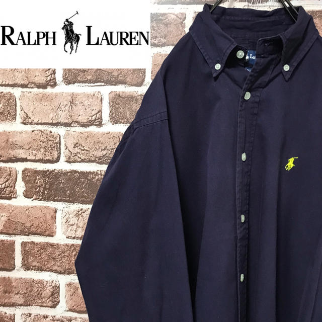 Ralph Lauren - 【激レア】ラルフローレン 刺繍蛍光ポニーロゴ 人気カラー パープルBDチノシャツの通販 by 値引交渉大歓迎古着