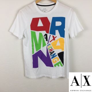 アルマーニエクスチェンジ(ARMANI EXCHANGE)の美品 アルマーニエクスチェンジ 半袖Tシャツ ホワイト サイズXS(Tシャツ/カットソー(半袖/袖なし))