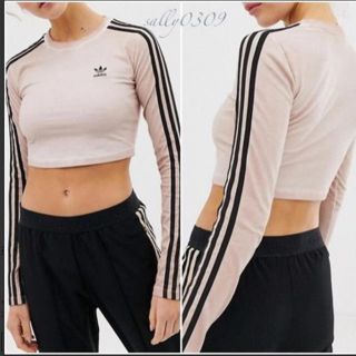 アディダス(adidas)の新品✩.試着のみ✩.*アディダスクロップドカットソー(カットソー(長袖/七分))