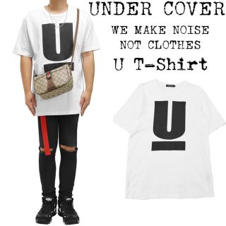 アンダーカバー(UNDERCOVER)の★名作★UNDERCOVER★アンダーカバー★U ロゴ Tシャツ★ホワイト★XL(Tシャツ/カットソー(半袖/袖なし))