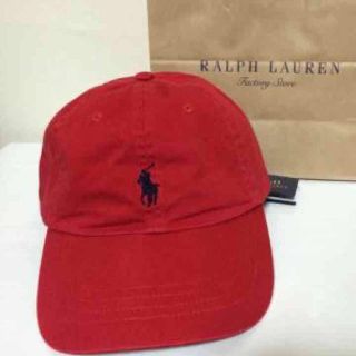 ポロラルフローレン(POLO RALPH LAUREN)の赤 紺 ラルフローレン ポニー Cap(キャップ)