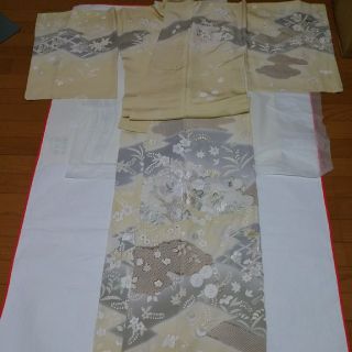 最終値下げ訪問着＊豪華刺繍48000→43000円(着物)