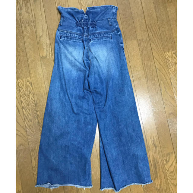 JEANASIS(ジーナシス)のJEANASiS ハイウエスト ワイドパンツ レディースのパンツ(デニム/ジーンズ)の商品写真