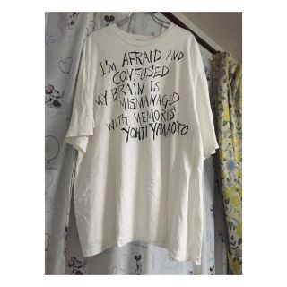 ヨウジヤマモト(Yohji Yamamoto)のヨウジヤマモト 希少 メッセージTシャツ(Tシャツ/カットソー(半袖/袖なし))