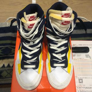 ナイキ(NIKE)のNIKE×SACAI BLAZER MID ナイキ サカイ イエロー(スニーカー)