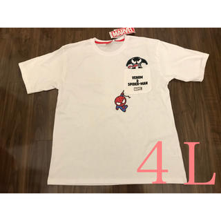 マーベル(MARVEL)のヴェノム　スパイダーマン　Tシャツ　4L　マーベル　アメコミ(Tシャツ/カットソー(半袖/袖なし))