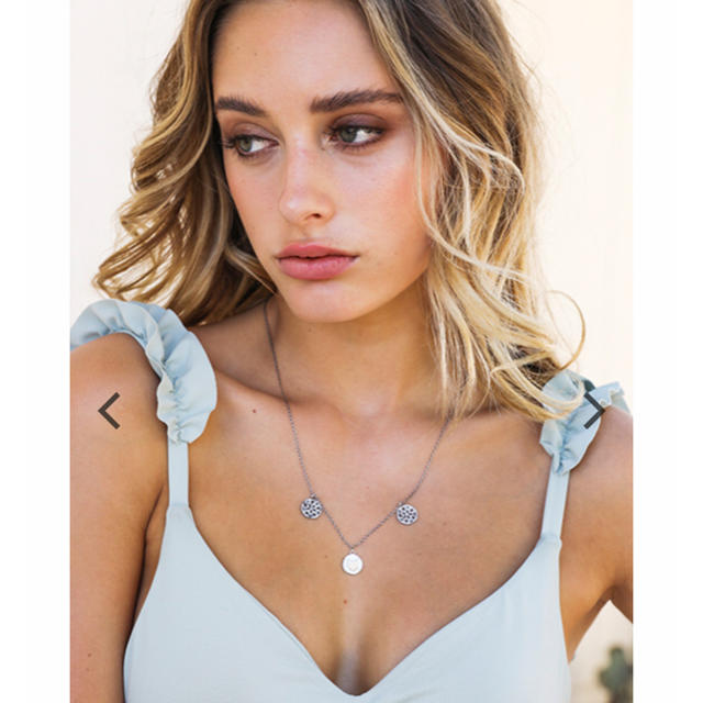 ALEXIA STAM】Floral Openwork Necklace - ネックレス