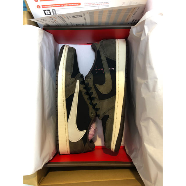 27.5cm AIR JORDAN 1 LOW TRAVIS  SCOTT