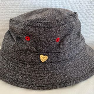 カシラ(CA4LA)の【美品】CA4LA デニム ハット 帽子 Mサイズ(ハット)