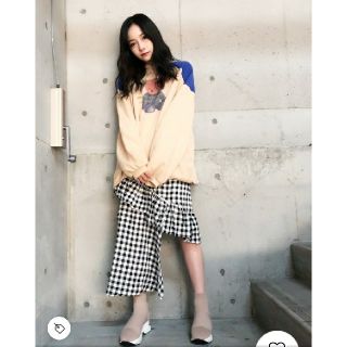 ハニーミーハニー(Honey mi Honey)のHoney mi Honey design ginghamcheck skirt(ひざ丈スカート)