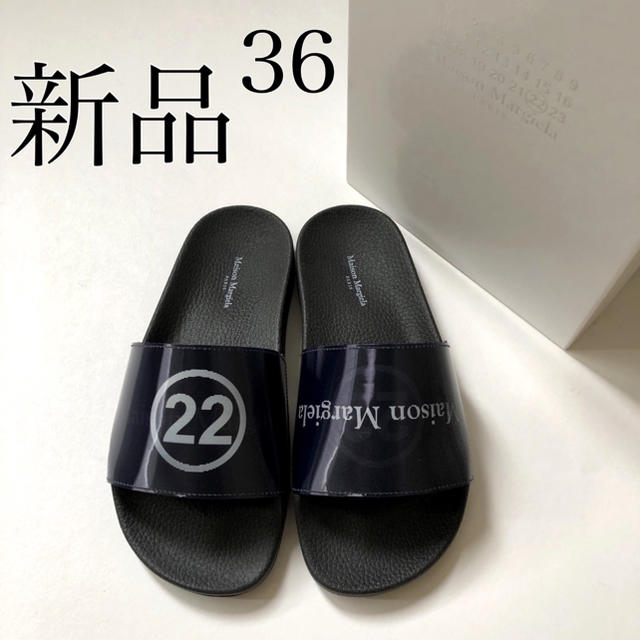 Maison Martin Margiela - 新品/ 36 メゾン マルタン マルジェラ ホログラム ロゴ サンダルの通販 by どら焼き