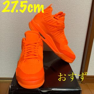 ナイキ(NIKE)の★27.5cm★エアジョーダン 4 フライニット オレンジ(スニーカー)