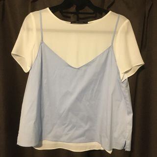 ザラ(ZARA)のザラ レイヤードトップス(シャツ/ブラウス(半袖/袖なし))