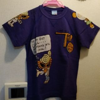 ヒステリックミニ(HYSTERIC MINI)の新品タグシール付き👕ヒステリックミニ💜オールスターズ💜130👕パープル(Tシャツ/カットソー)