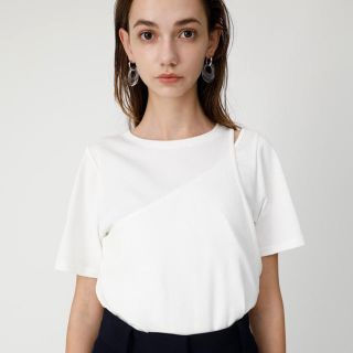 マウジー(moussy)のmoussy アシンメトリーレイヤードTシャツ(Tシャツ(半袖/袖なし))